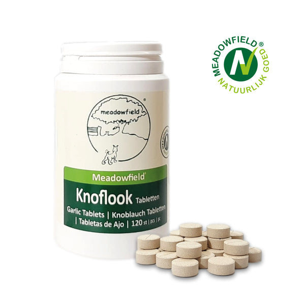 Knoflooktabletten voor honden van Meadowfield