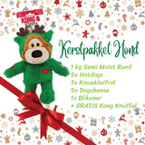 Feestelijk Kerstpakket voor uw Hond of Puppy - voor € 29,95 met gratis knuffel ter waarde van € 14,95