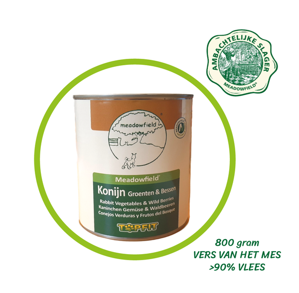 Topfit Delicatesse voor de hond - Konijn - 800 gram