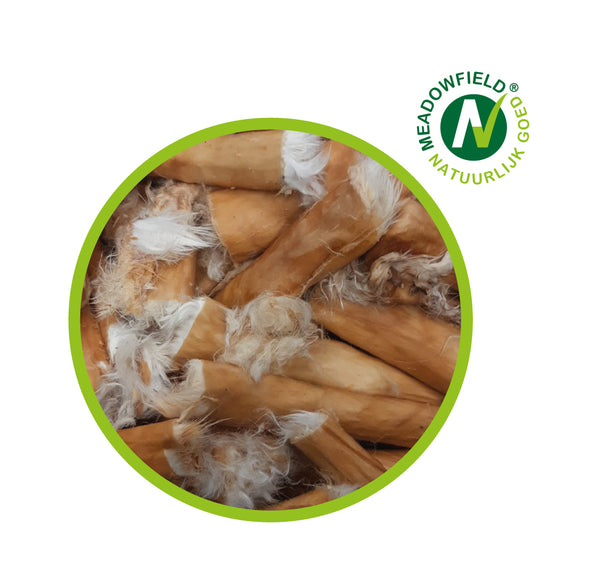 Konijnenhuid met vacht - Rol - Perfecte hondensnack