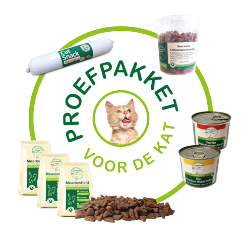 Proefpakket Meadowfield voor de kat