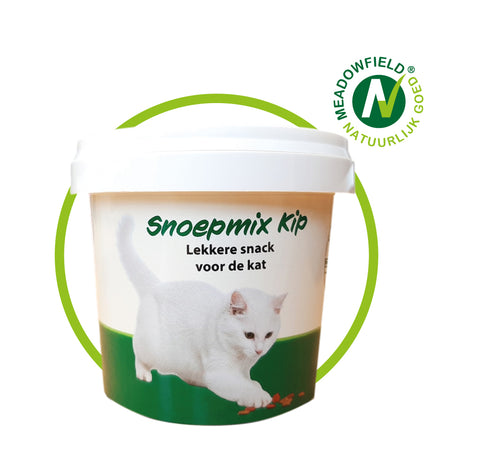 Snoepmix Kip – 100% natuurlijke snack voor de kat