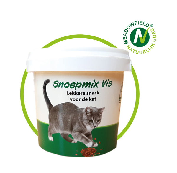 Snoepmix vis – lekkere snack voor de kat